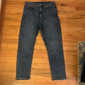 Gap stonewash cigarette Jean